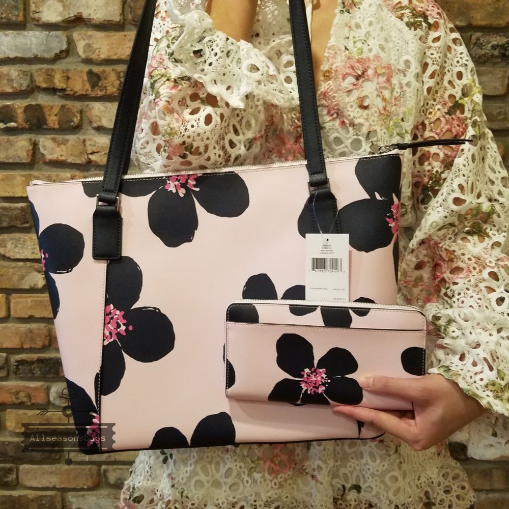 Kate spade Cameron Pocket tote LARGE + wallet new - Picture 11 of 12